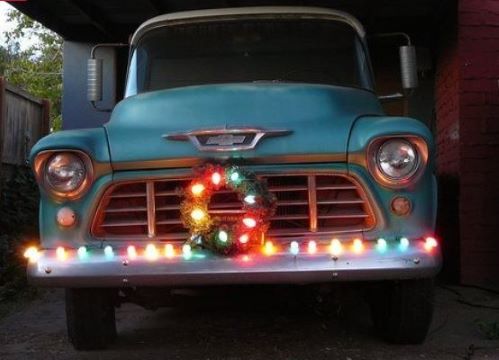 Pickup Truck Christmas Lights.JPG